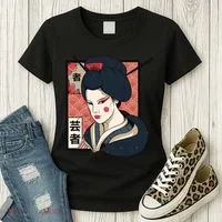 Traditional Geisha Women's T-Shirt thumb 3