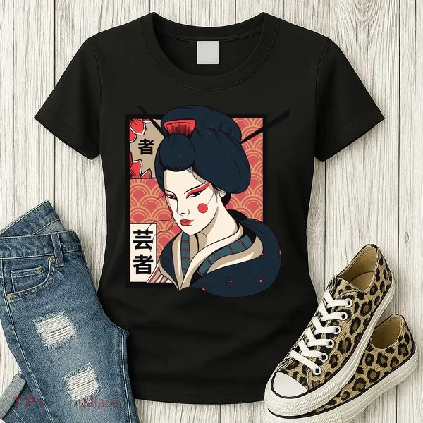 Traditional Geisha Women's T-Shirt