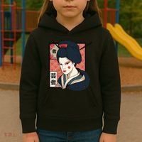 Traditional Geisha Kids Hoodie thumb 3