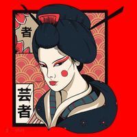 Traditional Geisha Santa Hat thumb 1