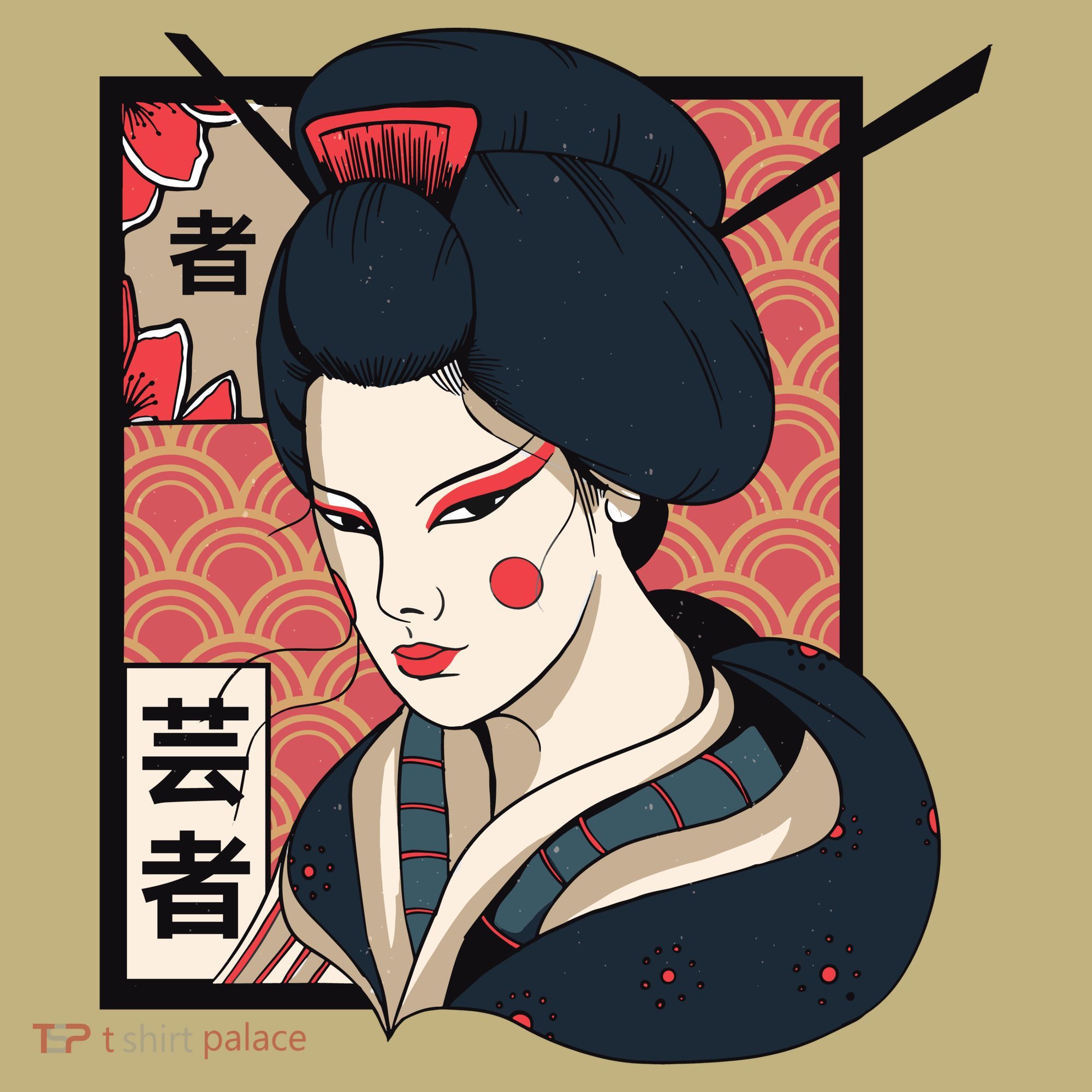 Traditional Geisha Long Sleeve Shirt