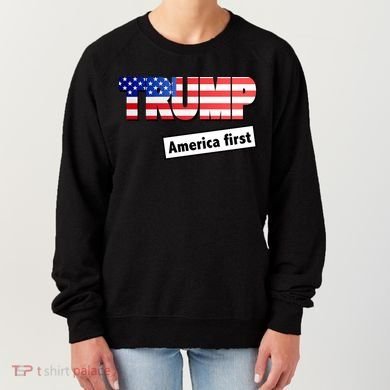 America First Donald Trump Women's Sweatshirt
