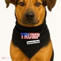 America First Donald Trump USA-Made Doggie Bandana thumb 1