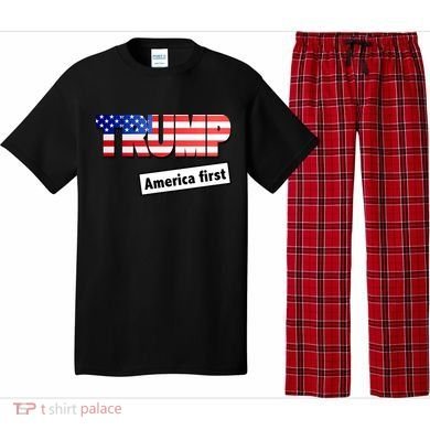 America First Donald Trump Pajama Set