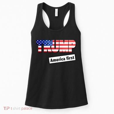 America First Donald Trump Women's Tank Top