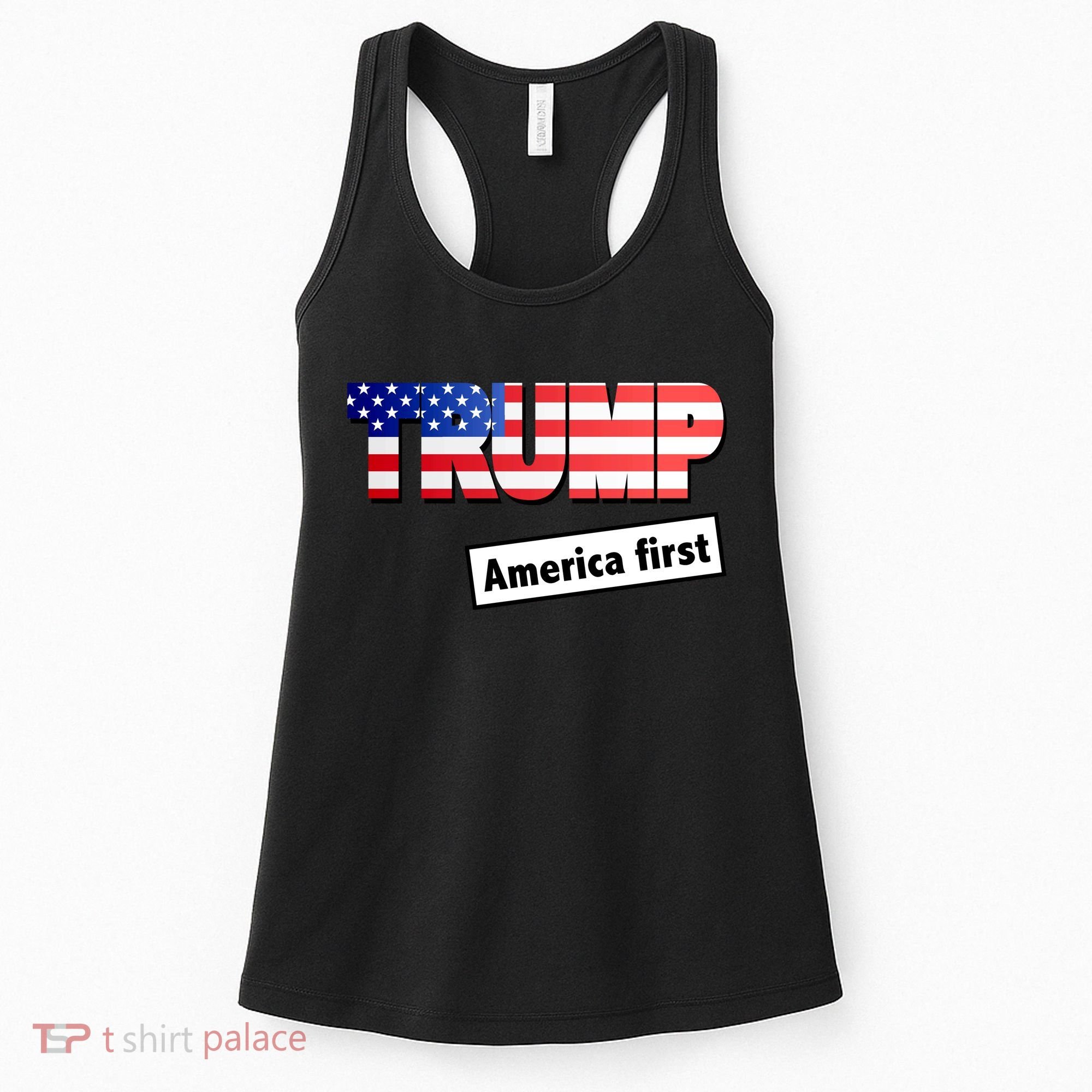 America First Donald Trump Women's Tank Top