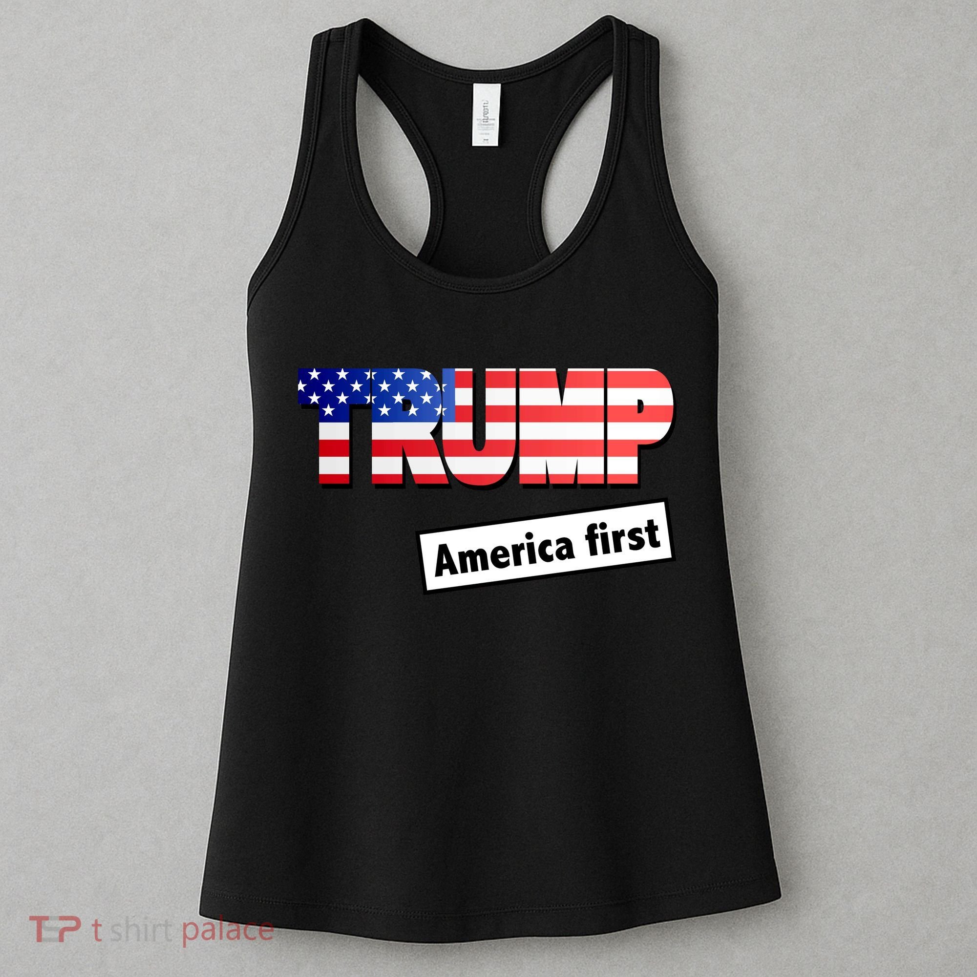 America First Donald Trump Women's Tank Top
