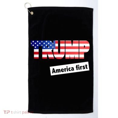 America First Donald Trump Golf Towel