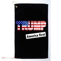 America First Donald Trump Golf Towel thumb 0