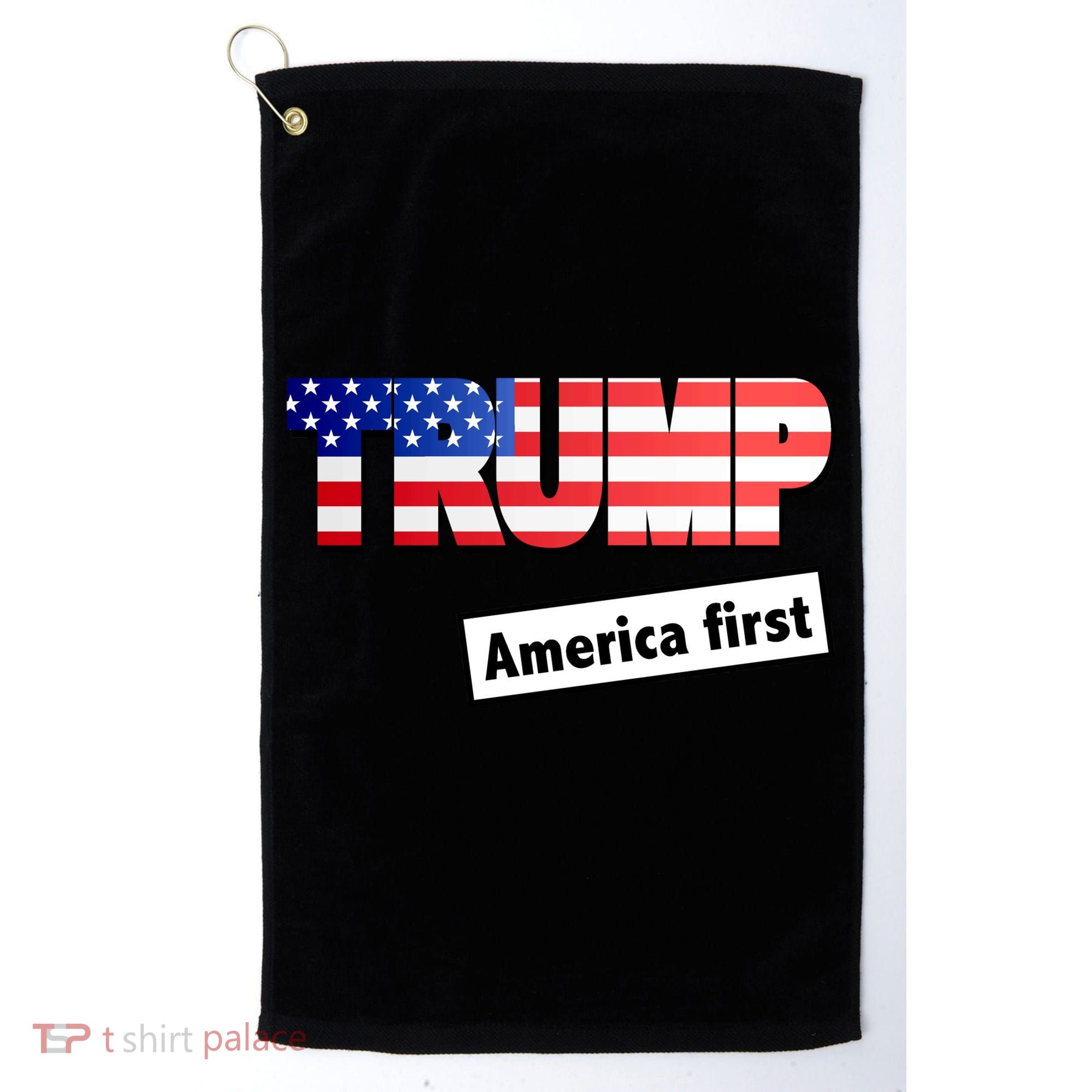 America First Donald Trump Golf Towel