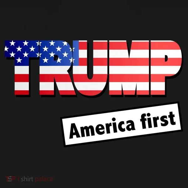 America First Donald Trump Women's Long Sleeve Shirt