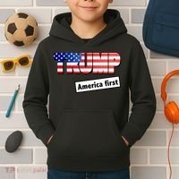 America First Donald Trump Kids Hoodie thumb 2