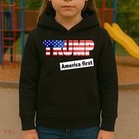 America First Donald Trump Kids Hoodie thumb 3