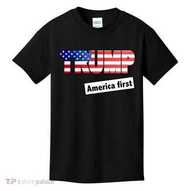 America First Donald Trump Kids T-Shirt