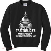 Traitor Joe's Est.01-20-21 Everything Is For Sale Kids Sweatshirt thumb 0