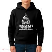Traitor Joe's Est.01-20-21 Everything Is For Sale Kids Hoodie thumb 4