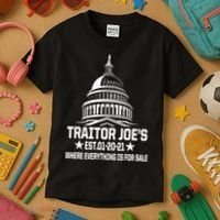 Traitor Joe's Est.01-20-21 Everything Is For Sale Kids T-Shirt thumb 3