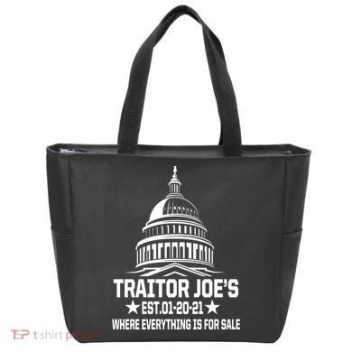 Traitor Joe's Est.01-20-21 Everything Is For Sale Tote Bag