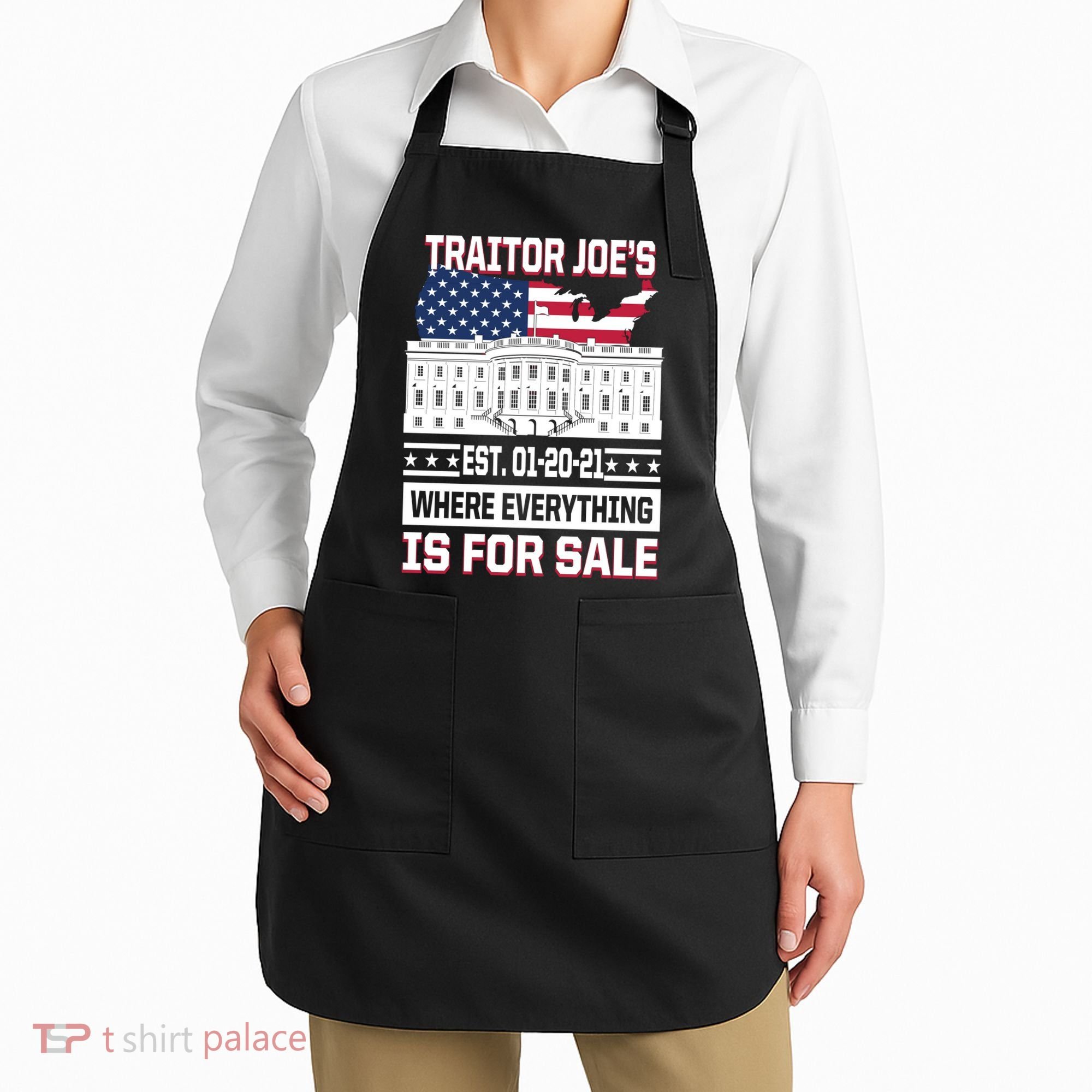 Traitor Joe's Where Everything Is For Sale Apron