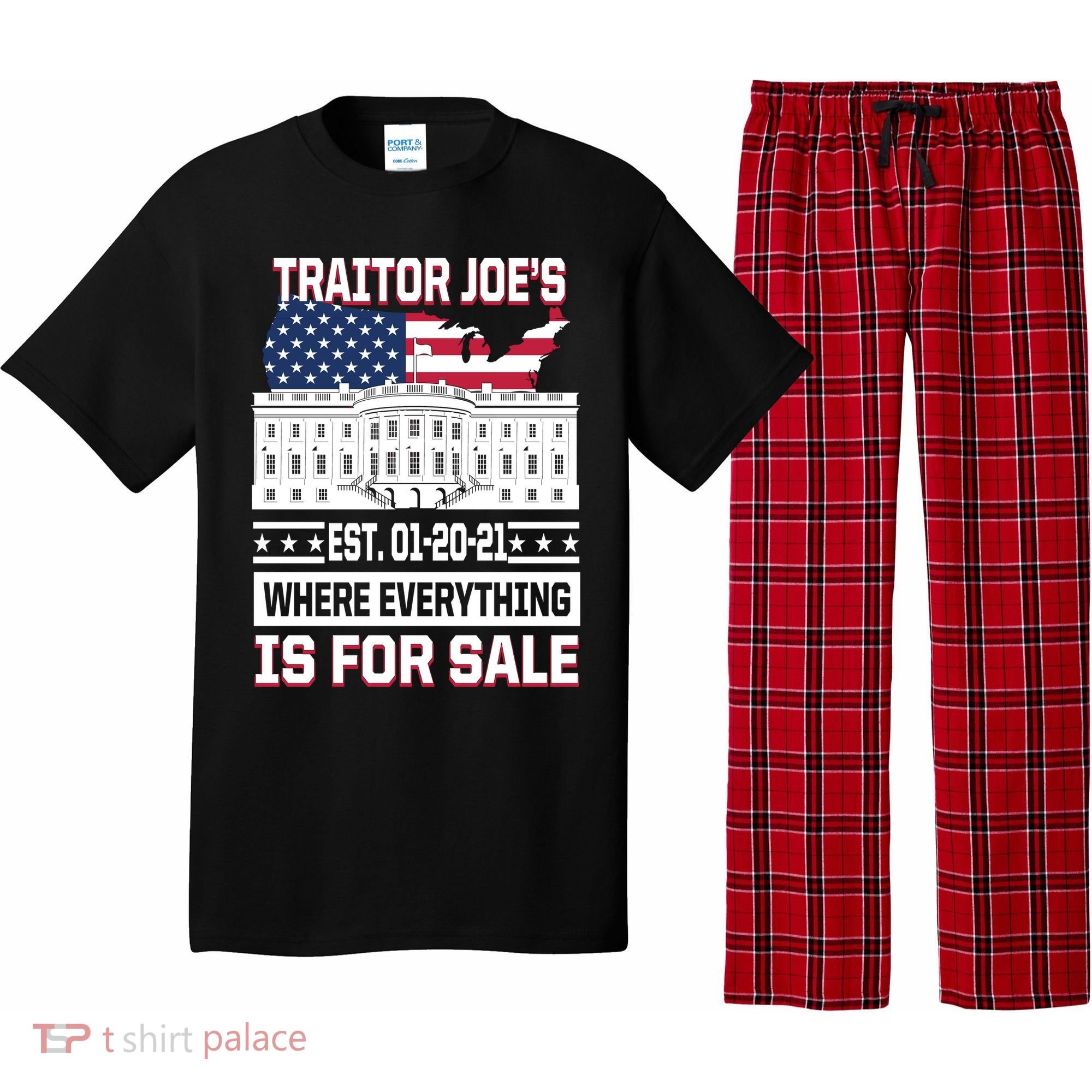 Traitor Joe's Where Everything Is For Sale Pajama Set