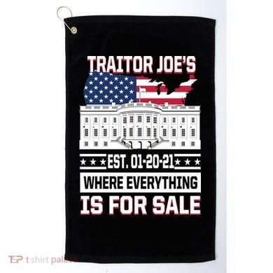 Traitor Joe's Where Everything Is For Sale Golf Towel