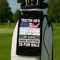 Traitor Joe's Where Everything Is For Sale Golf Towel thumb 2