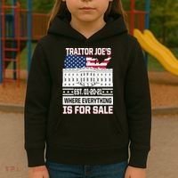 Traitor Joe's Where Everything Is For Sale Kids Hoodie thumb 3