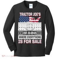 Traitor Joe's Where Everything Is For Sale Kids Long Sleeve Shirt thumb 0