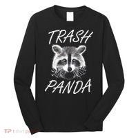 Trash Panda Funny Raccoon Long Sleeve Shirt thumb 0