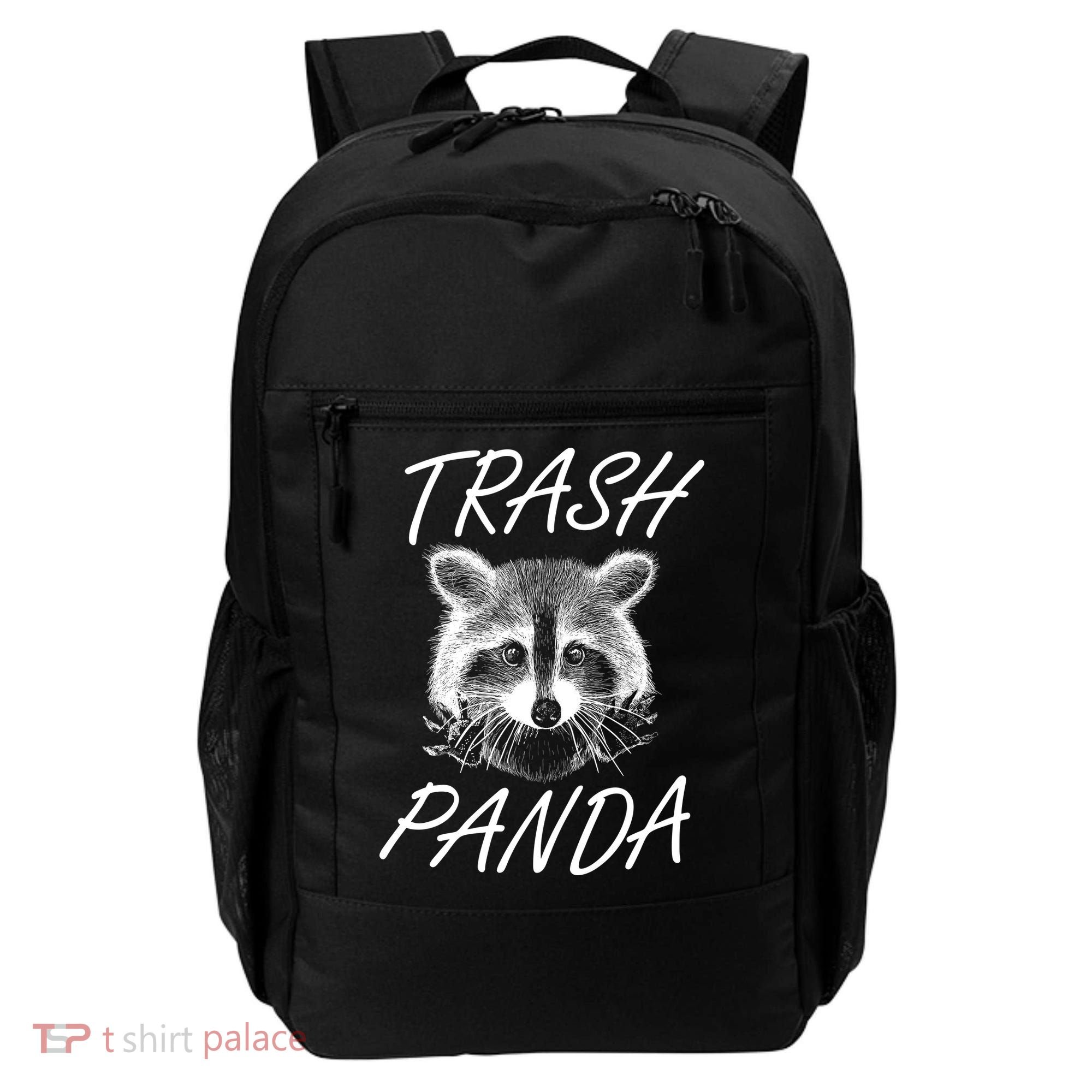 Trash Panda Funny Raccoon Backpack