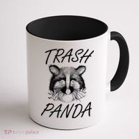 Trash Panda Funny Raccoon Coffee Mug thumb 1
