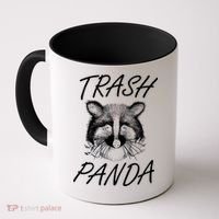 Trash Panda Funny Raccoon Coffee Mug thumb 0