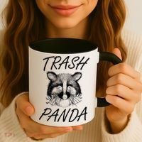 Trash Panda Funny Raccoon Coffee Mug thumb 3