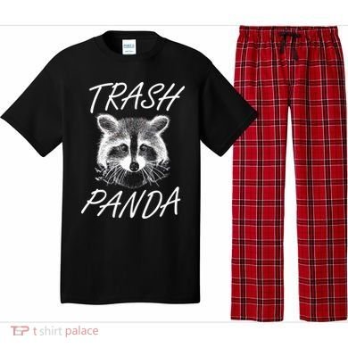 Trash Panda Funny Raccoon Pajama Set