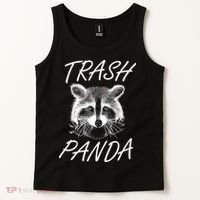 Trash Panda Funny Raccoon Tank Top thumb 2