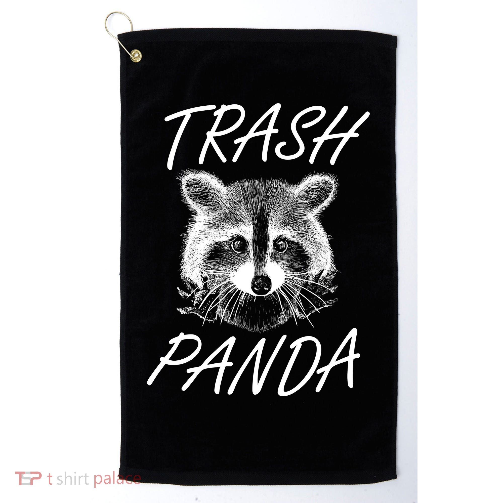 Trash Panda Funny Raccoon Golf Towel