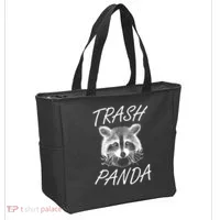 Trash Panda Funny Raccoon Tote Bag thumb 2