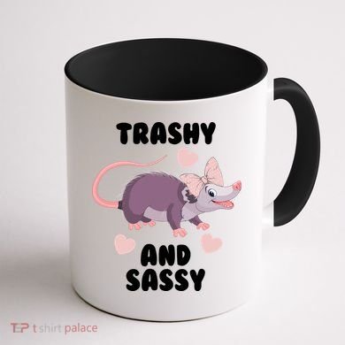 Trashy And Sassy Coffee Mug back