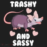 Trashy And Sassy Urban Oversized Heavyweight T-Shirt thumb 2