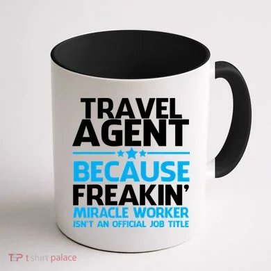 Travel Agent Miracle Worker Coffee Mug back