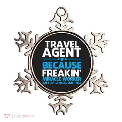 Travel Agent Miracle Worker Ornament