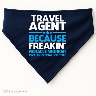 Travel Agent Miracle Worker USA-Made Doggie Bandana