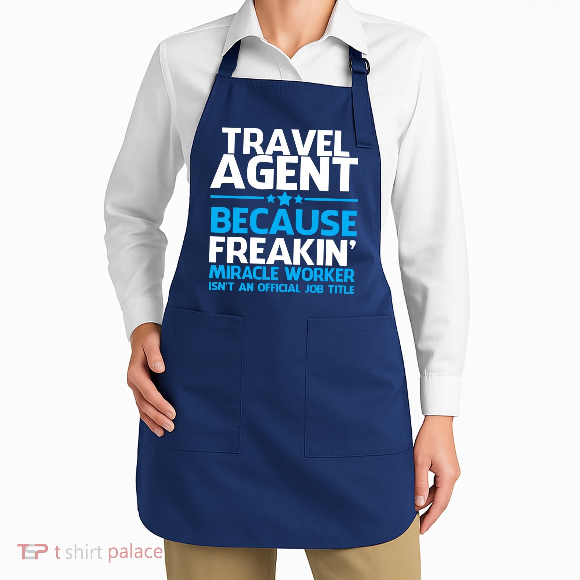 Travel Agent Miracle Worker Apron