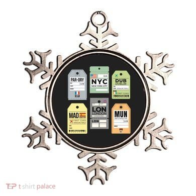 Travel Luggage Tags Ornament