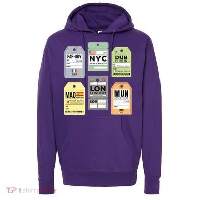 Travel Luggage Tags Hoodie