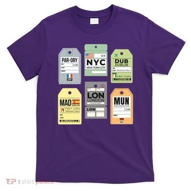 Travel Luggage Tags T-Shirt