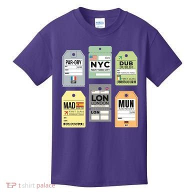 Travel Luggage Tags Kids T-Shirt