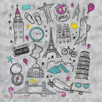 Travel The World Cute Sweatshirt thumb 2