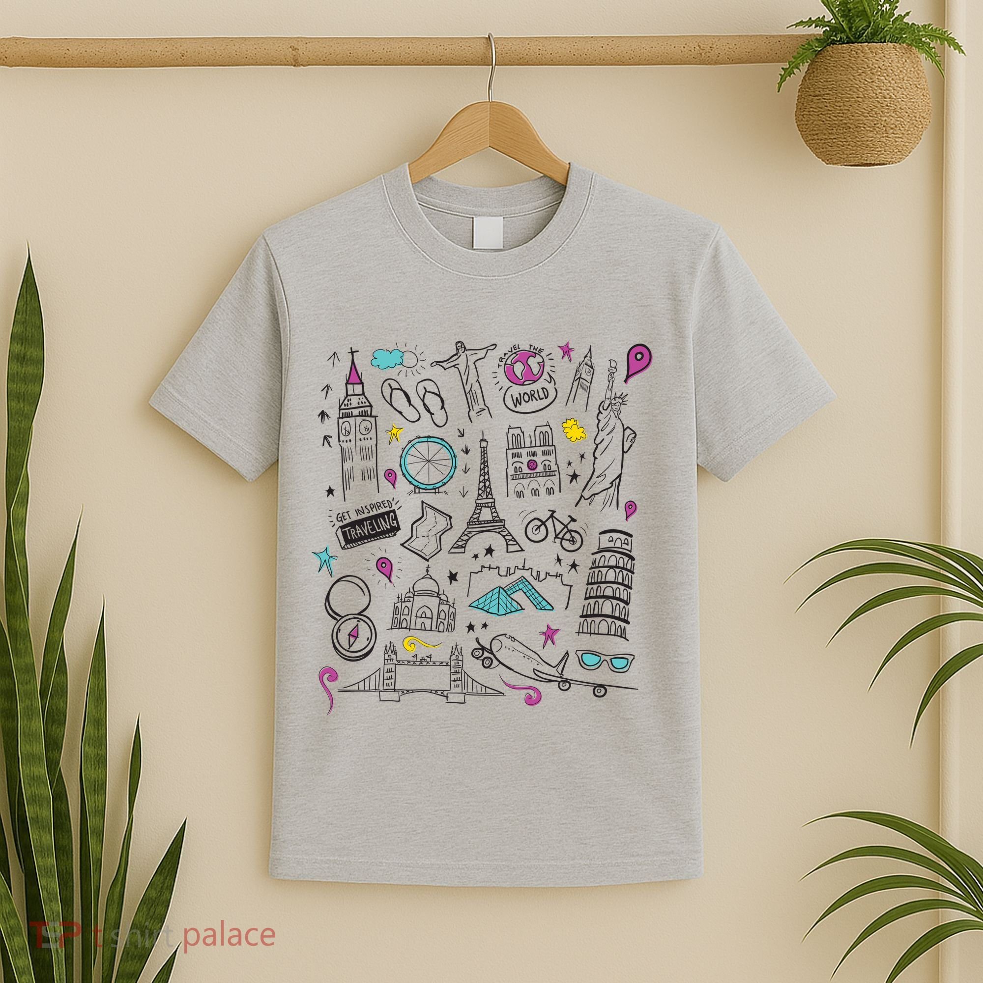 Travel The World Cute T-Shirt