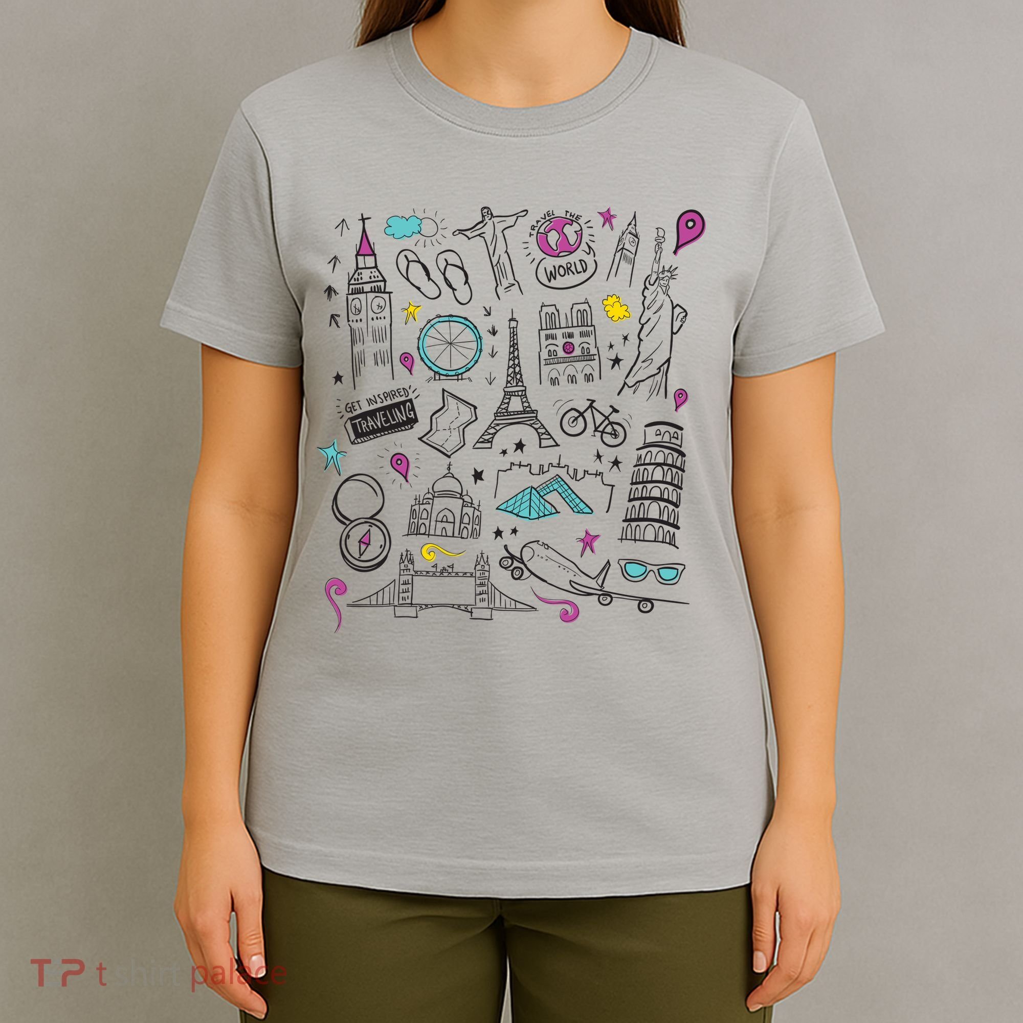 Travel The World Cute T-Shirt